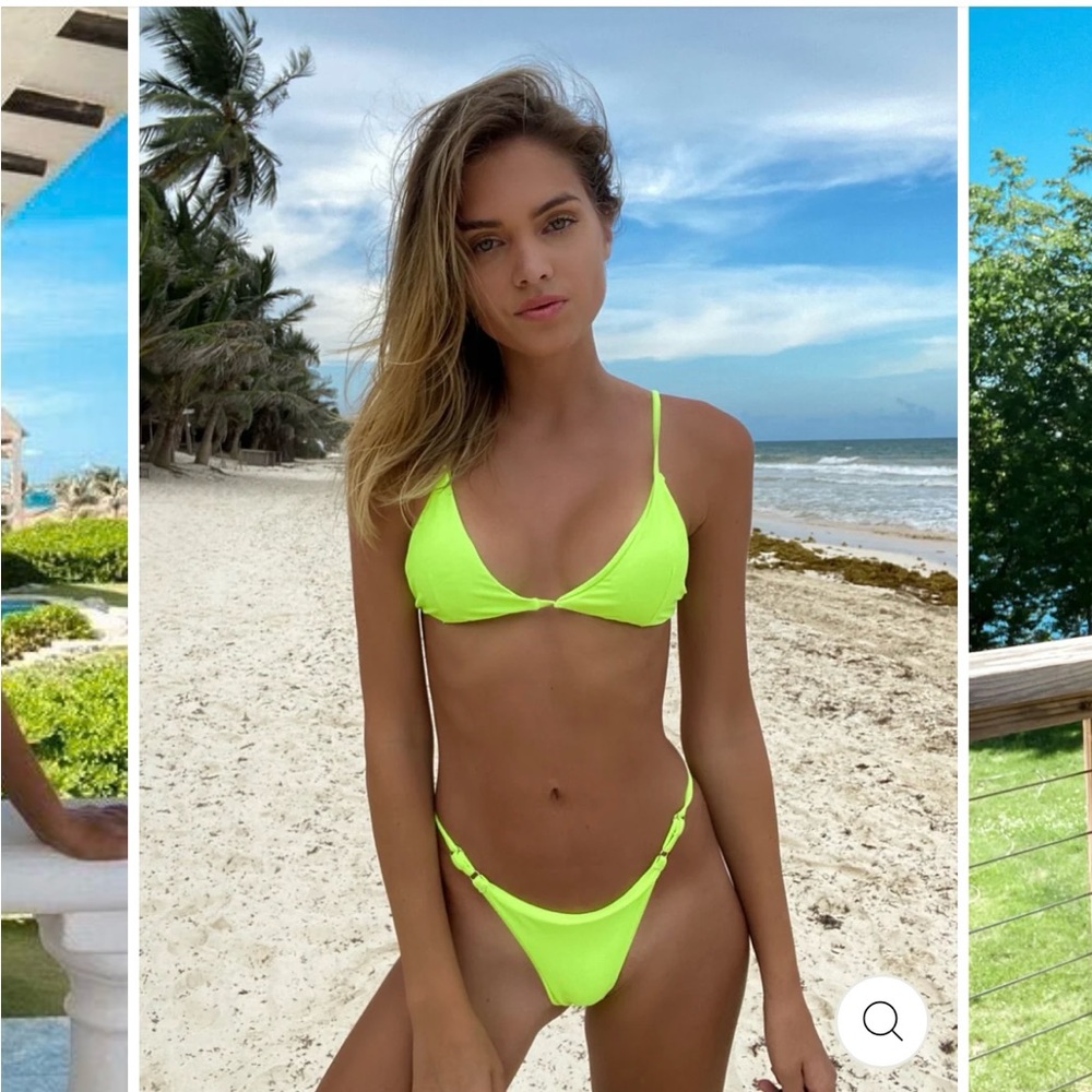 Sanori Swim Neon Yellow Bora Bikini Top